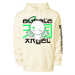 Bubble Angel Green Print Hoodie