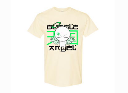 Bubble Angel Green Print Shirt