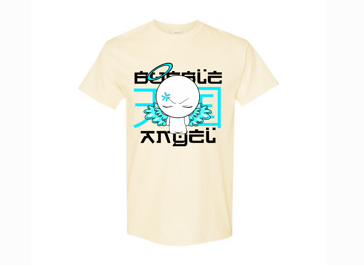 Bubble Angel Blue Print Shirt