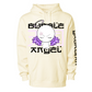 Bubble Angel Purple Print Hoodie