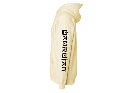 Bubble Angel Orange Print Hoodie