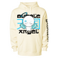 Bubble Angel Blue Print Hoodie