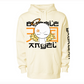 Bubble Angel Orange Print Hoodie