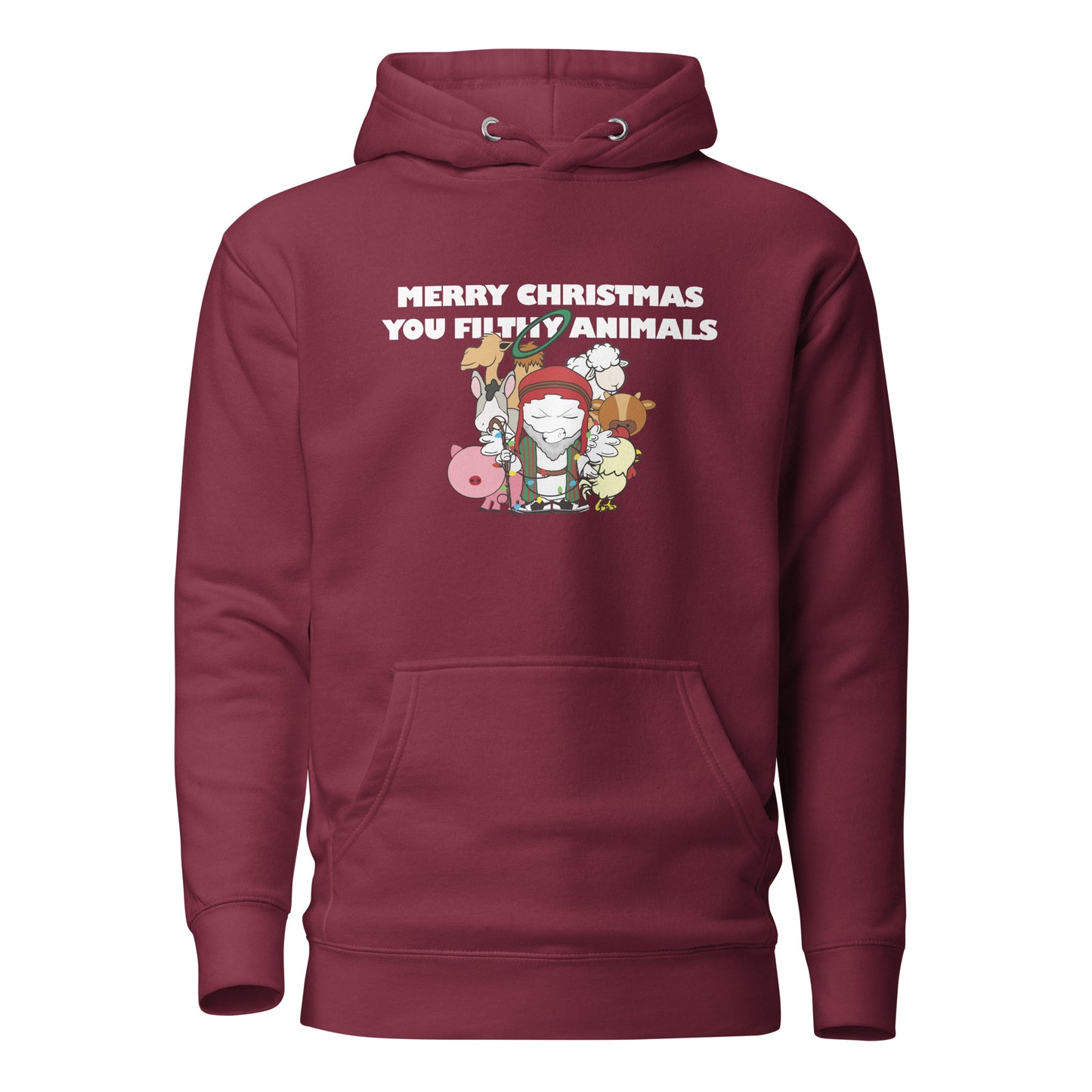 Merry Christmas Filthy Animal Hoodie